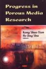 Image for Progress in porous media research