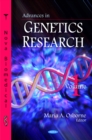 Image for Advances in genetics researchVolume 1