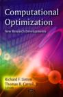 Image for Computational optimization  : new research developments