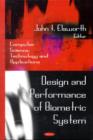 Image for Design &amp; Performance of Biometric System