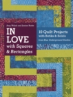 Image for In love with squares &amp; rectangles: 10 quilt projects with batiks &amp; solids from Blue Underground Studios