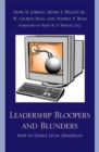 Image for Leadership Bloopers and Blunders : How to Dodge Legal Minefields