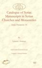 Image for Catalogue of Syriac Manuscripts in Syrian Churches and Monasteries