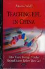 Image for Teaching EFL in China