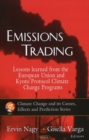 Image for Emissions trading  : lessons learned from the European Union and Kyoto Protocol climate change programs