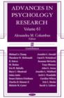Image for Advances in Psychology Research : Volume 61