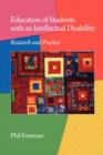 Image for Education of Students with an Intellectual Disability : Research and Practice