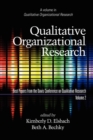 Image for Qualitative Organizational Research - Volume 2