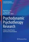Image for Psychodynamic psychotherapy research: evidence-based practice and practice-based evidence