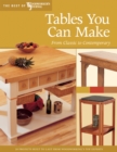 Image for Tables You Can Make: From Classic to Contemporary
