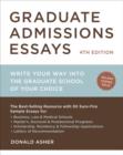 Image for Graduate Admissions Essays, Fourth Edition