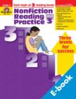 Image for Nonfiction Reading Practice, Grade 3.