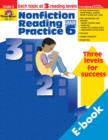 Image for Nonfiction Reading Practice, Grade 6.