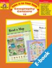 Image for Geography Centers, Grades 1-2.