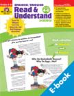 Image for Read &amp; understand.:  (Science, grades 4-6 : English/Spanish)