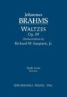 Image for Waltzes, Op.39 (orchestra) : Study score