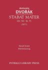 Image for Stabat Mater, Op.58 / B.71 : Vocal score