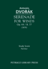 Image for Serenade for Winds, Op.44 / B.77 : Study score