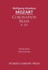 Image for Coronation Mass, K. 317 : Vocal Score