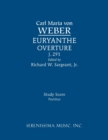 Image for Euryanthe Overture, J.291 : Study score