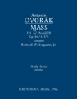 Image for Mass in D major, Op.86 / B.175 : Study score