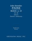 Image for Mass in D, Op.10 : Study score