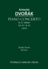 Image for Piano Concerto, Op.33 / B.63 : Study score
