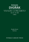 Image for Violin Concerto, Op.53 / B.108 : Study score