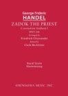 Image for Zadok the Priest, HWV 258 : Vocal score