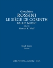 Image for Le siege de Corinth, Ballet Music : Study score