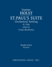 Image for St. Paul&#39;s Suite, H.118b : Study score