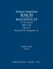 Image for Magnificat in D major, BWV 243 : Study score
