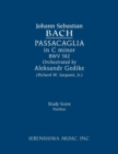 Image for Passacaglia in C minor, BWV 582 : Study score