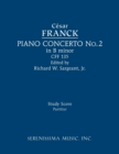 Image for Piano Concerto in B minor, CFF 135 : Study score