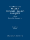 Image for Andante e rondo ongarese, J.79 : Study score