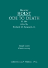 Image for Ode to Death, H.144