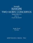 Image for Two Horn Concertos : Study score