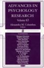 Image for Advances in Psychology Research : Volume 63