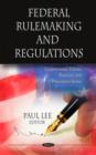 Image for Federal rulemaking and regulations