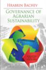 Image for Governance of agrarian sustainability