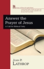 Image for Answer the Prayer of Jesus