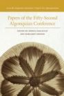 Image for Papers of the Fifty-Second Algonquian Conference