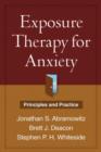 Image for Exposure therapy for anxiety  : principles and practice