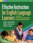 Image for Effective instruction for English language learners  : supporting text-based comprehension and communication