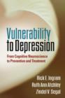 Image for Vulnerability to depression  : from cognitive neuroscience to prevention and treatment