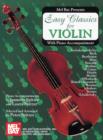 Image for Easy Classics for Violin - With Piano Accompaniment