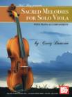 Image for Sacred Melodies for Solo Viola: With Piano Accompianment