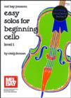 Image for Easy Solos for Beginning Cello Level 1