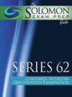 Image for Solomon Exam Prep Guide : Series 62 - Corporate Securities Qualification Examination