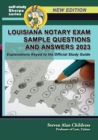 Image for Louisiana Notary Exam Sample Questions and Answers 2023 : Explanations Keyed to the Official Study Guide